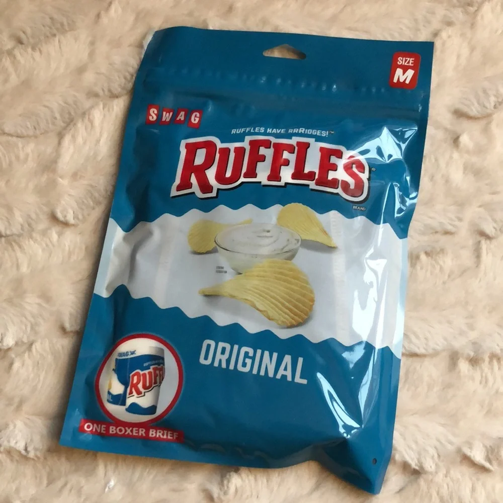 RUFFLES Chips Men’s Novelty Fun Boxer Briefs